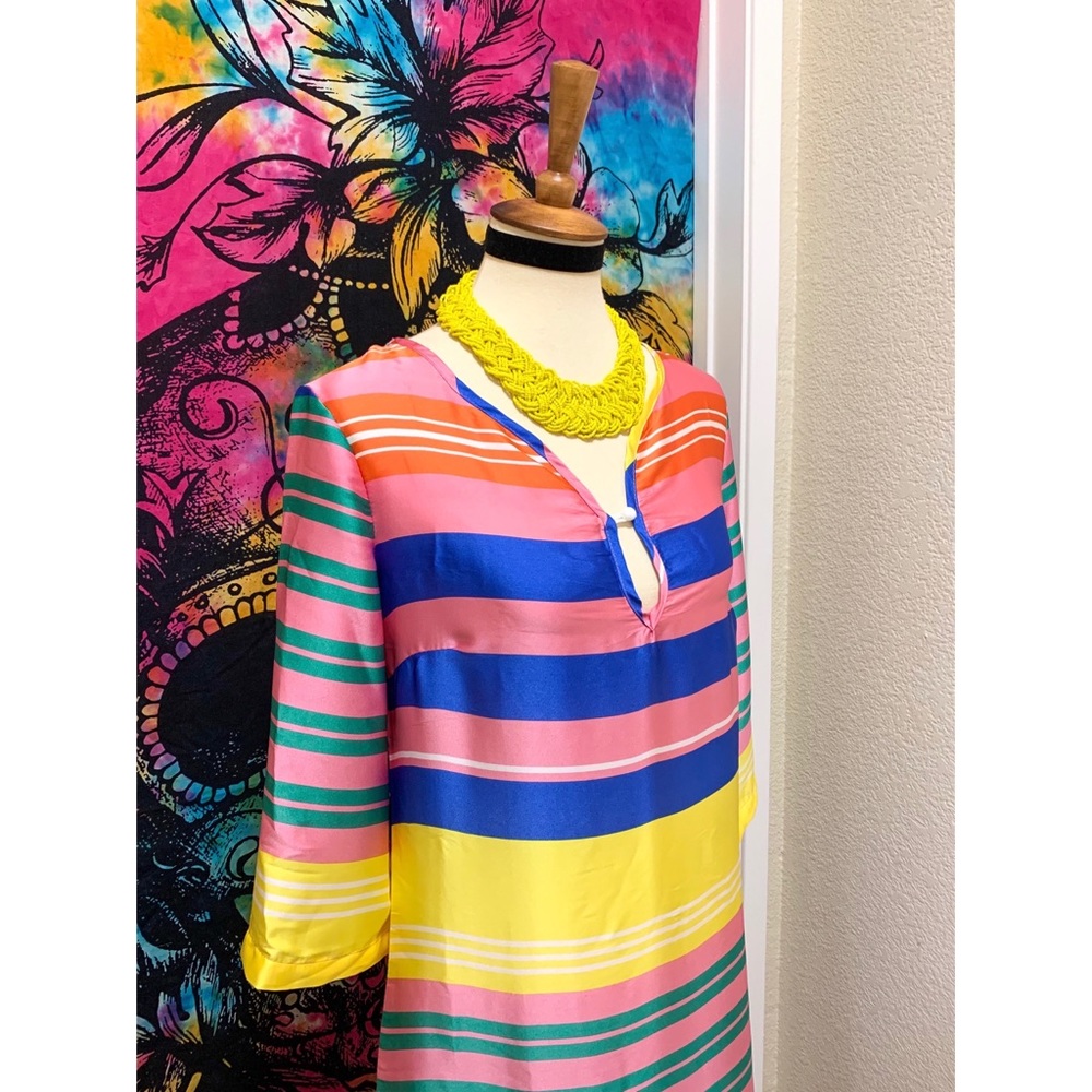 🌈 Amazing modern color block dress - Picture 5 of 11
